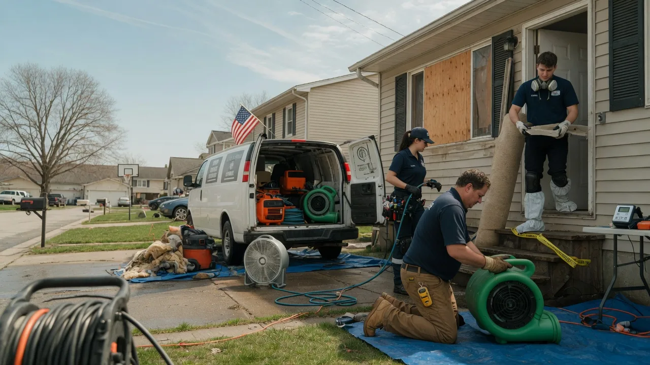 Water Damage Restoration in Murrayville, IL near me